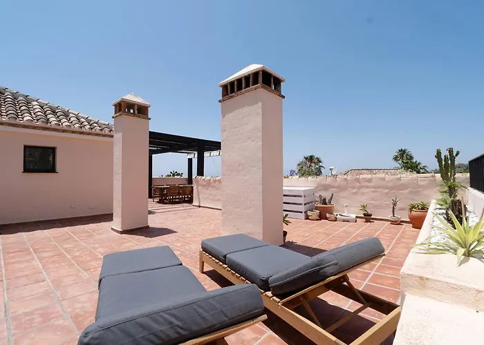 Santa Maria Elviria Golf Penthouse With Large Private Terrace And Sea Views -029 מארבלה