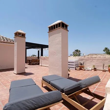 029 Santa Maria Elviria Golf Sea Views Penthouse, Private Terrace Марбелья